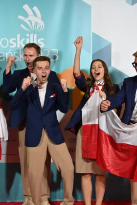 Happy Polish Competitors